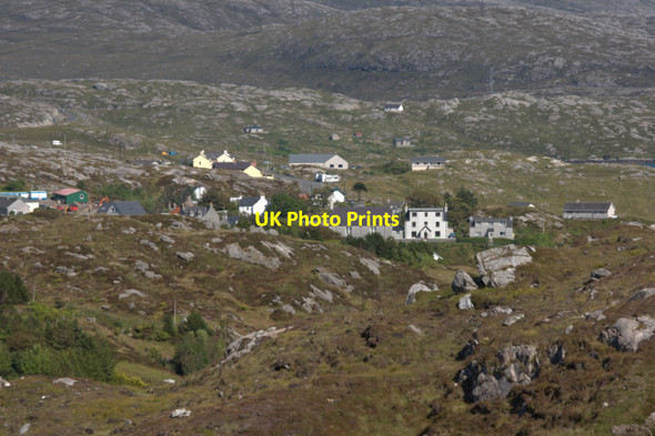 Photo 6"x4" East end of Tarbert from above Old Pier Road Direcleit c2011