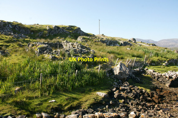 Photo 6"x4" Ruined houses beside the jetty at Miabhaig Miabhaig\/NG1596 c2011