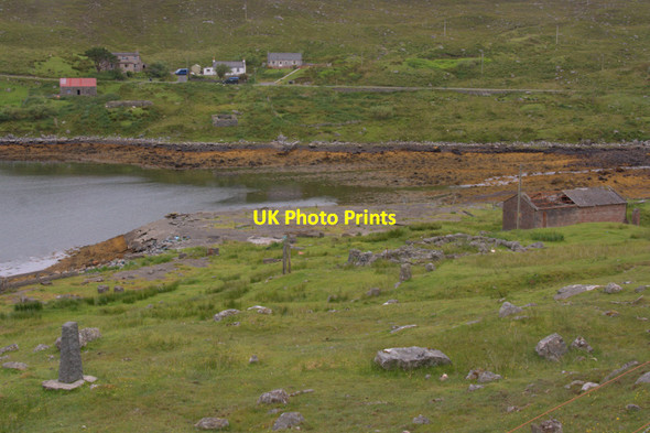 Photo 6"x4" Old whaling station at Bun Abhainn Eadarra \u00c0ird Asaig c2011