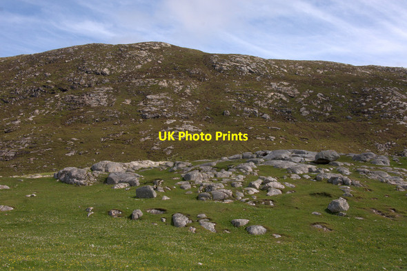 Photo 6"x4" Slopes of Huisebhal Beag at Huisinis Beitearsaig c2011