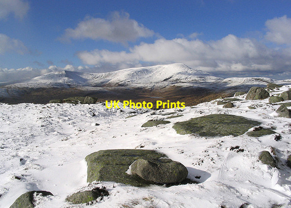 Photo 6"x4" Winter conditions in the North Galloway Hills Dow Loch\/NX4580 c2005