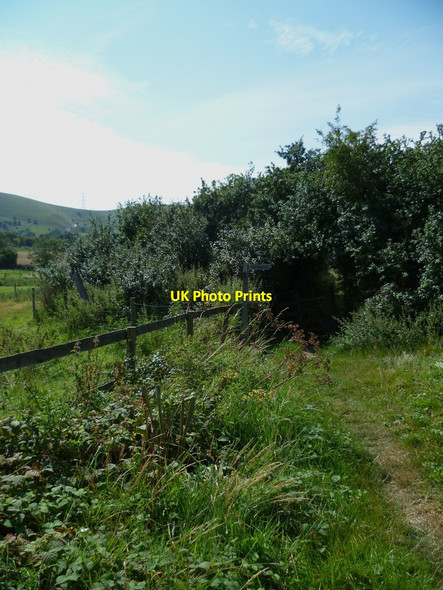 Photo 6"x4" Footpath junction north of Fulking Fulking c2011