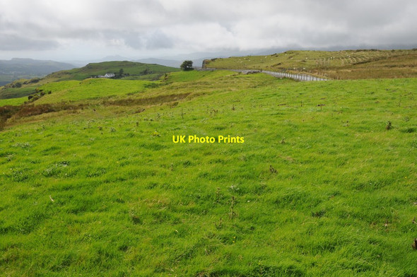 Photo 6"x4" View west from above Afon Cynfal Llan Ffestiniog c2011