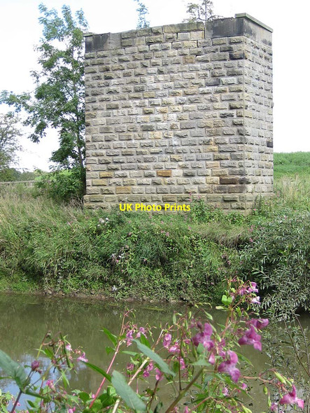Photo 6"x4" Redundant bridge pier by the River Derwent Norton-on-Derwent c2011