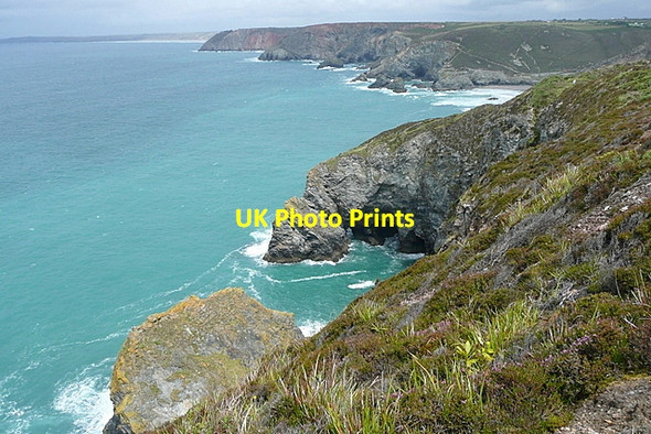 Photo 6"x4" Polberro Cove Cross Coombe c2011