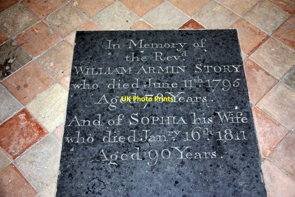 Photo 6"x4" St Mary, Carleton Forehoe - Ledger slab Carleton Forehoe c2011