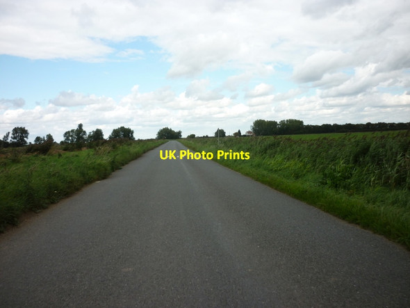 Photo 6"x4" Looking north along Counter Drain Drove Guthram Gowt c2011