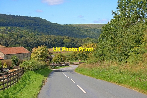 Photo 6"x4" Road at Hardwick Farm Harwood Dale c2011