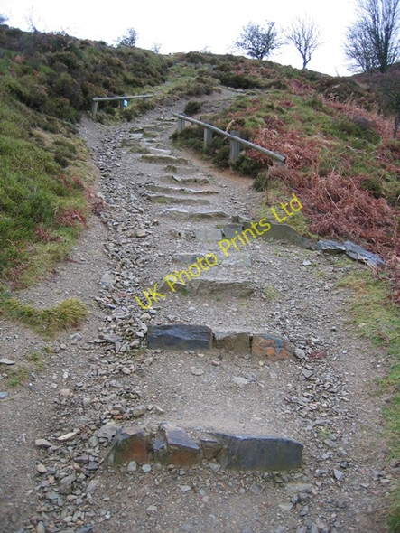 Photo 6"x4" Stairway to Moel Famau Pentre\/SJ1764 c2007