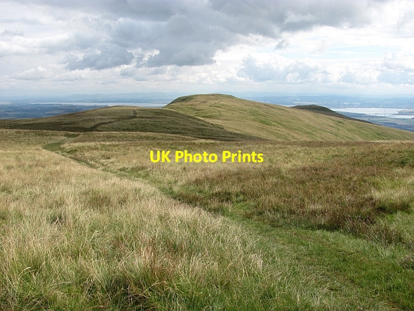 Photo 6"x4" Ridge between Ben Ever and Wood Hill Tillicoultry c2011