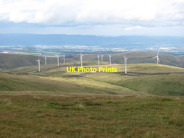 Photo 6"x4" North side of Ben Cleuch Grodwell Burn c2011