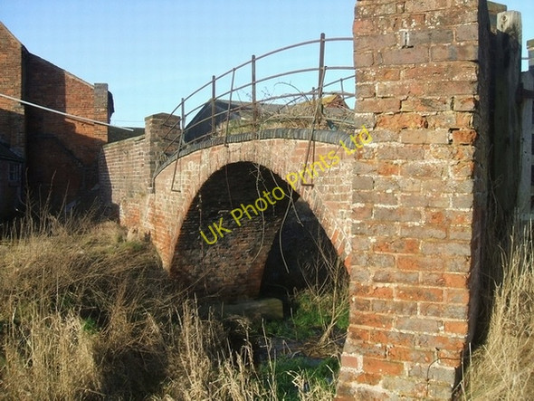 Photo 6"x4" Footbridge over the Mill Race Somerford\/SJ8908 c2007