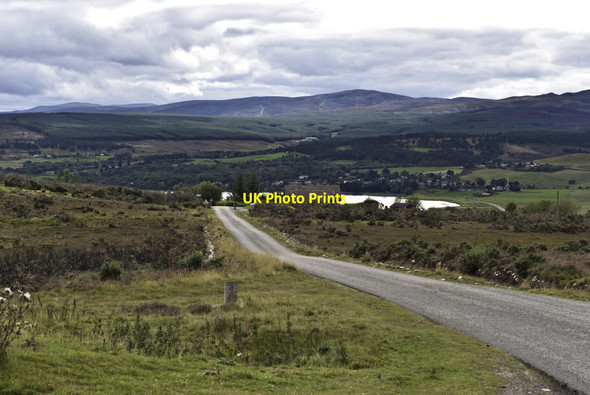 Photo 6"x4" Road down to Bonar Bridge Tulloch\/NH6192 c2011