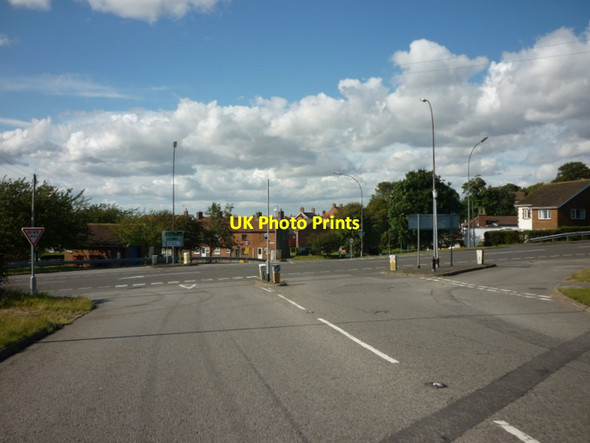 Photo 6"x4" Whitegate Hill joins the A46, Caistor Canada\/TA1201 c2011