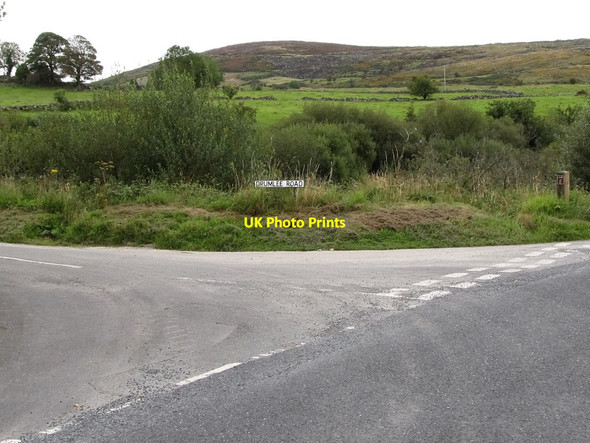 Photo 6"x4" The lower end of Drumlee Road at its junction with  Lackan Road Kilcoo c2011