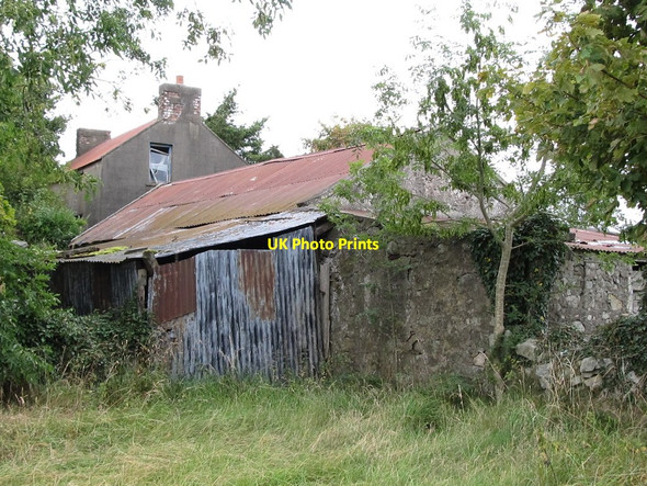 Photo 6"x4" Derelict farmhouse on the Tullynasoo Road Ballyward c2011