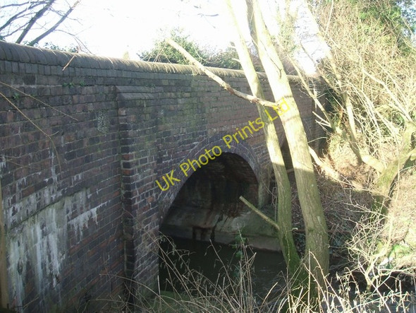 Photo 6"x4" Bridge over the Saredon Brook Calf Heath c2007