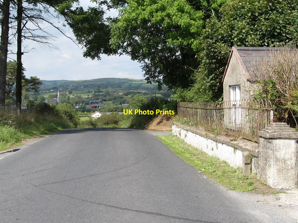 Photo 6"x4" View northwards along the Leitrim Road from the McCartans Road junction Ballyward c2011