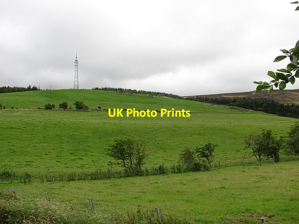 Photo 6"x4" Television mast, Unthank Coulter c2011