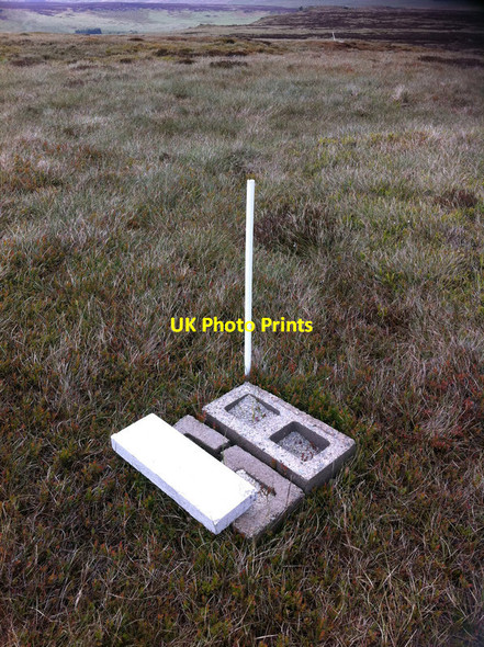 Photo 6"x4" Grouse grit on Shuttleworth Moor Widdop Resr c2011