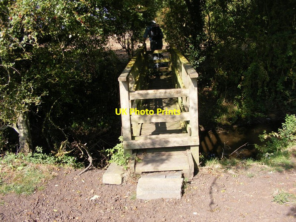 Photo 6"x4" Moor End Footbridge Crowle Green c2011