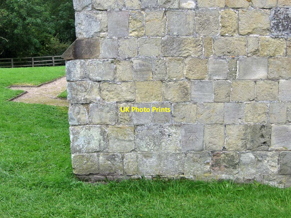 Photo 6"x4" Bench mark location, Wharram Percy Wharram Percy c2011