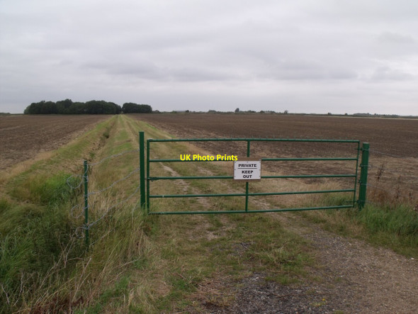 Photo 6"x4" Private track off Timberland Drove Martin Dales c2011