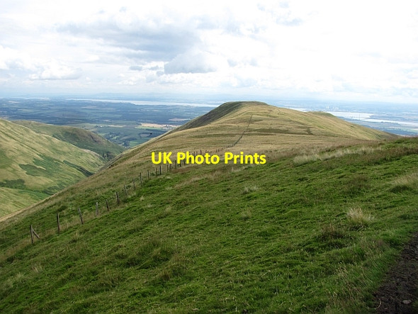 Photo 6"x4" Ridge between Ben Ever and Wood Hill Tillicoultry c2011