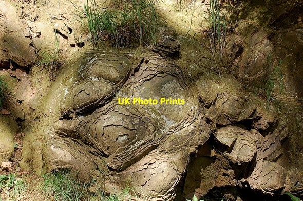Photo 6"x4" Curious rock formation, Oatleycleugh Burnhouses c2011