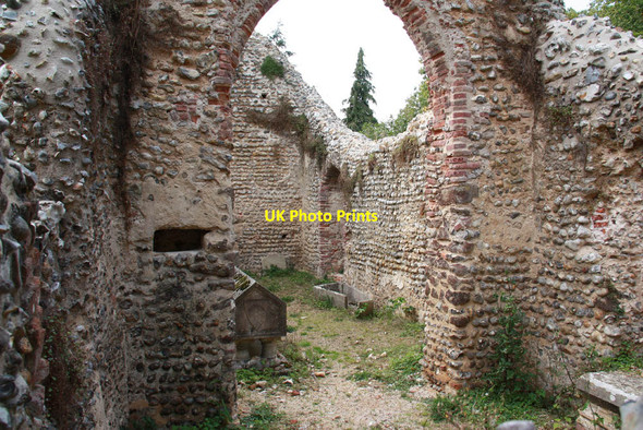Photo 6"x4" Mannington Church Ruin Itteringham c2011