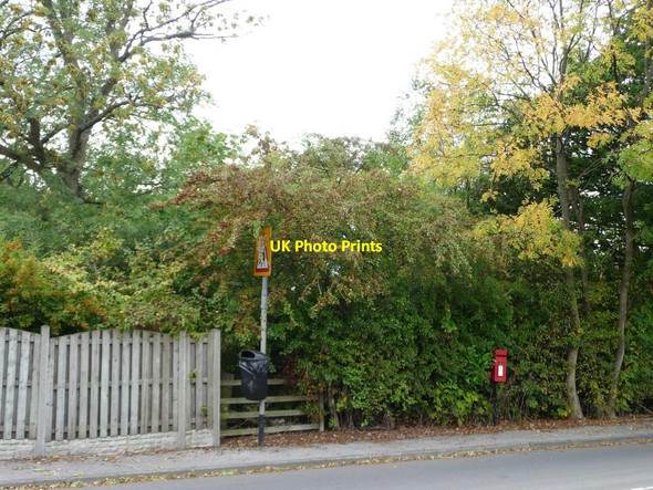 Photo 6"x4" Postbox on Hollingthorpe Lane Chapelthorpe c2011
