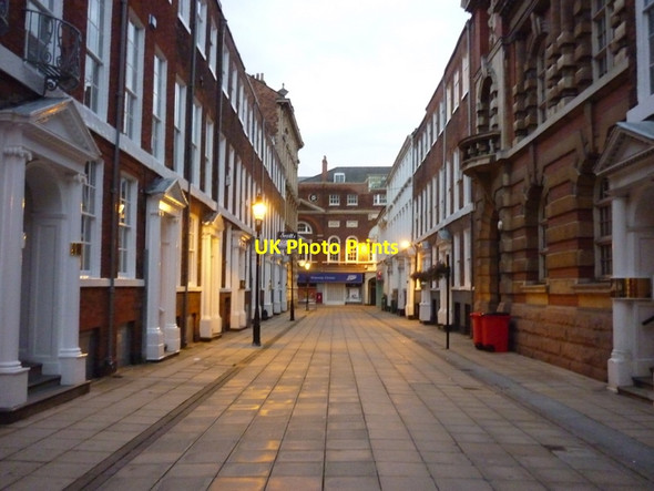 Photo 6"x4" Parliament Street, Hull. At dusk Kingston upon Hull c2011