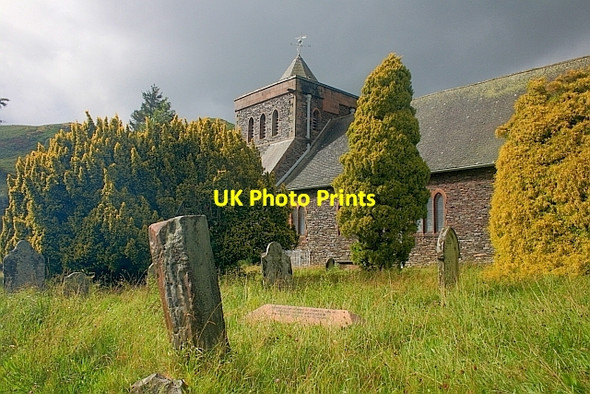 Photo 6"x4" Watermillock Churchyard Longthwaite\/NY4322 c2011