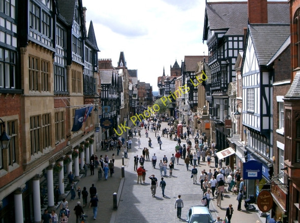 Photo 6"x4" Eastgate Street Chester Chester c2004