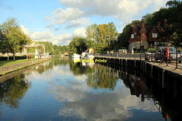 Photo 6"x4" River Medway, Allington Lock, Kent Abbey Gate\/TQ7558 c2011
