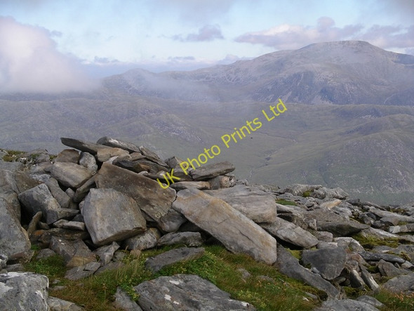 Photo 6"x4" Cairn, Beinn Liath Mhor Fannaich Beinn Liath Mh\u00f2r Fannaich c2005