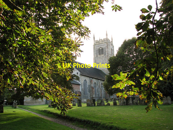 Photo 6"x4" The church of All Saints, Laxfield Laxfield c2011