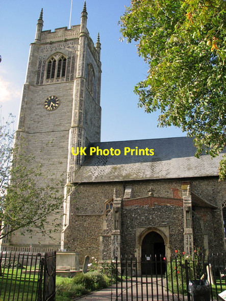 Photo 6"x4" The church of All Saints, Laxfield Laxfield c2011