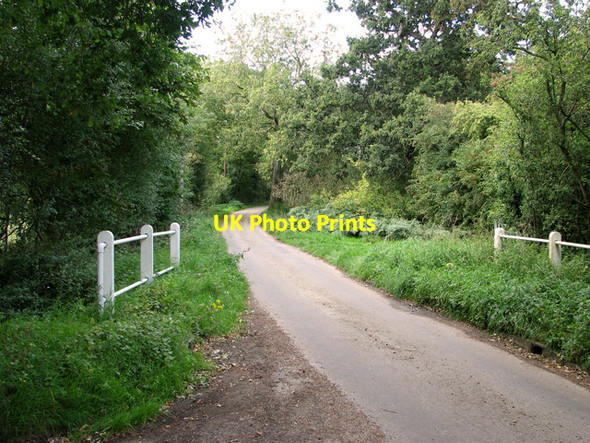 Photo 6"x4" Ubbeston Road by Church Farm, Ubbeston Heveningham c2011