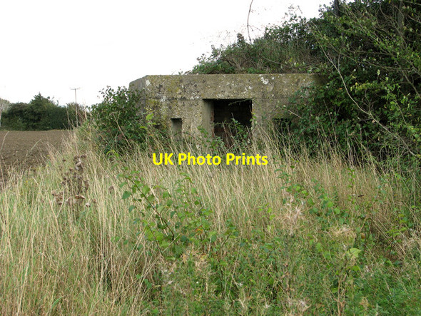 Photo 6"x4" Pillbox by Rookery Farm, Chippenhall Green Chippenhall Green c2011