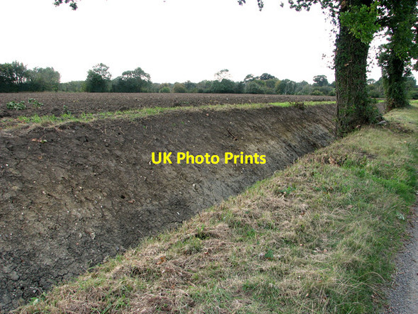 Photo 6"x4" Ditch by Rookery Farm, Chippenhall Green Chippenhall Green c2011