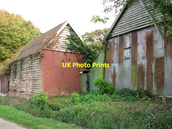 Photo 6"x4" Sheds at Rookery Farm, Chippenhall Green Chippenhall Green c2011