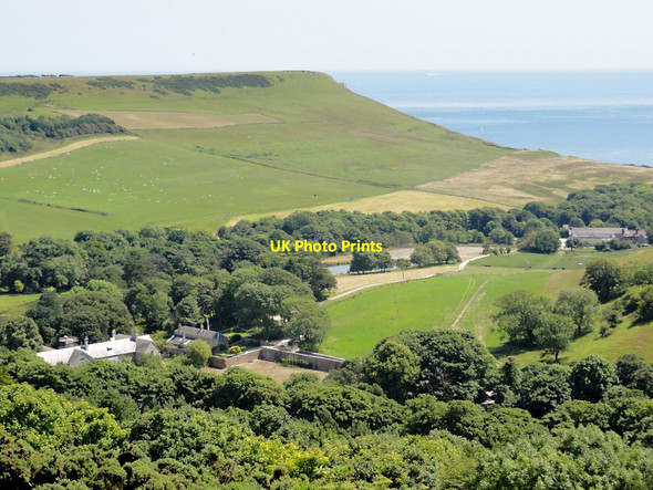 Photo 6"x4" Encombe House and Valley Kingston\/SY9579 c2011