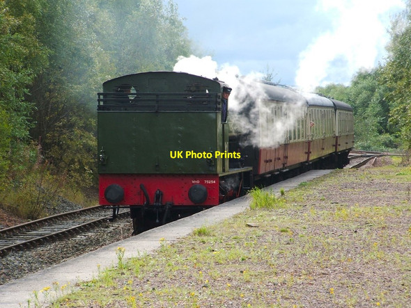 Photo 6"x4" Steam train at Kinneil Halt Bo'ness c2011