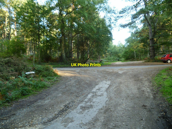 Photo 6"x4" Byway reaches Row Lane Farley Green\/TQ0645 c2011