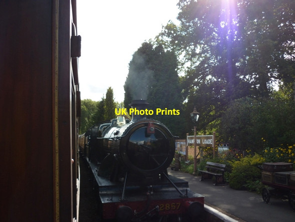 Photo 6"x4" A train arriving at Hampton Loade Hampton\/SO7486 c2011