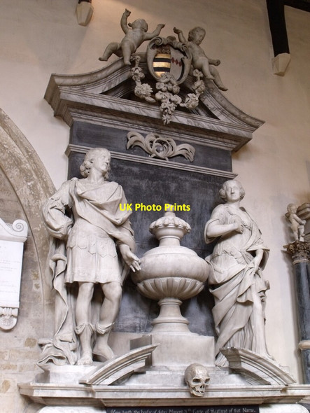 Photo 6"x4" Memorial to 8th Earl of Rutland, St Mary's Bottesford Bottesford\/SK8038 c2011