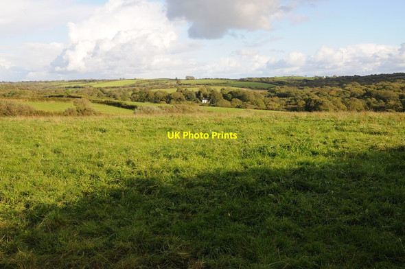 Photo 6"x4" Farmland above Redberth Redberth\/SN0804 c2011