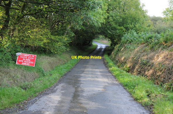 Photo 6"x4" Site Access warning Broadmoor\/SN0905 c2011