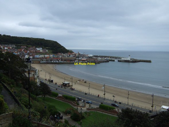 Photo 6"x4" Scarborough South Sands and harbour Scarborough\/TA0388 c2011